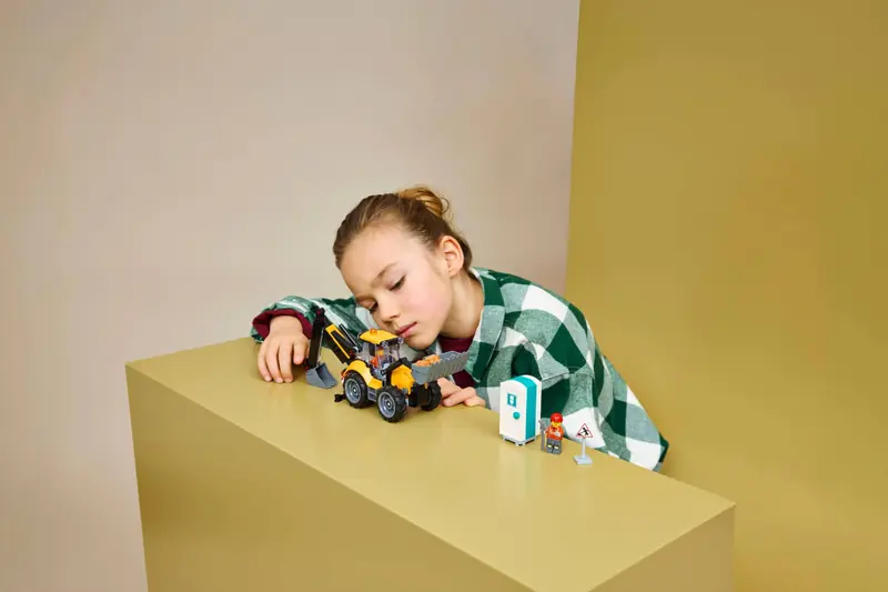 LEGO 60480 Żółta koparko-ładowarka zdjęcie 10