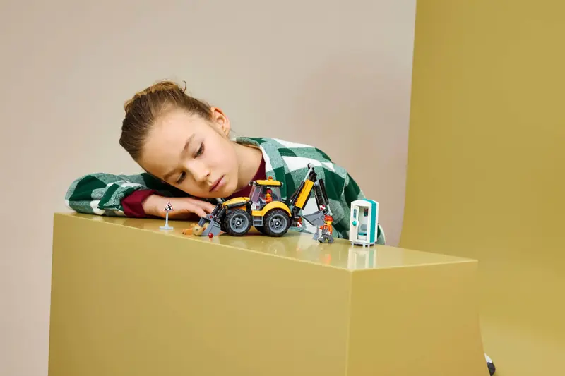 LEGO 60480 Żółta koparko-ładowarka zdjęcie 12
