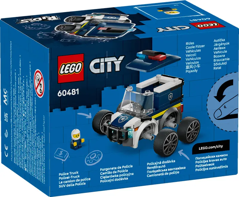 LEGO 60481 Pojazdy - Ciężarówka policyjna zdjęcie 2
