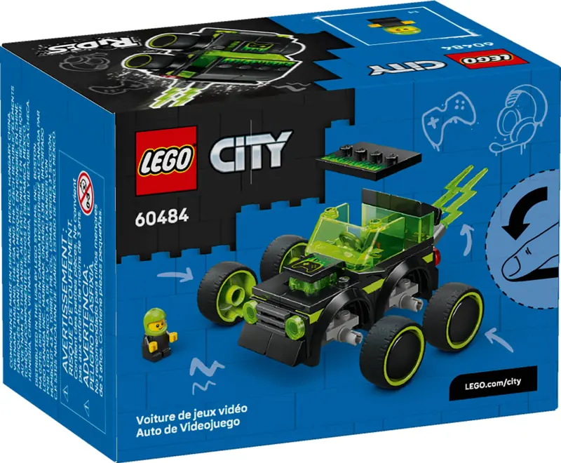 LEGO 60484 Pojazdy - Gamingowa wyścigówka zdjęcie 2