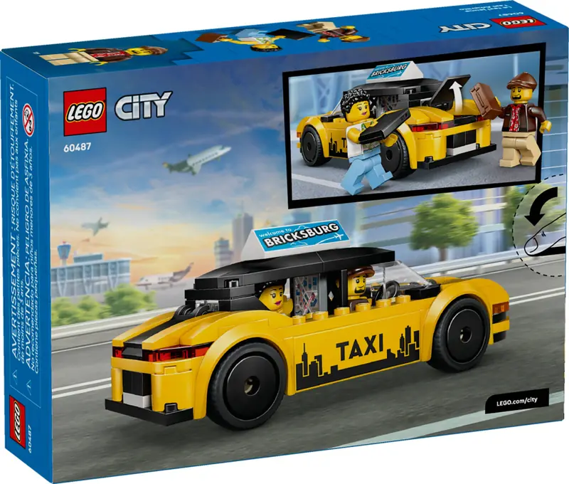 LEGO 60487 Żółta taksówka zdjęcie 2