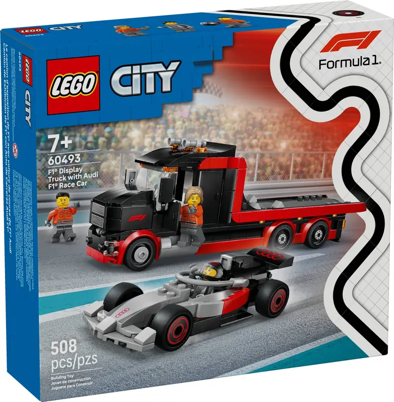 LEGO 60493 Ciężarówka F1 z bolidem Audi F1 zdjęcie 2