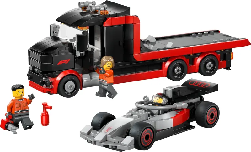 LEGO 60493 Ciężarówka F1 z bolidem Audi F1 zdjęcie 4