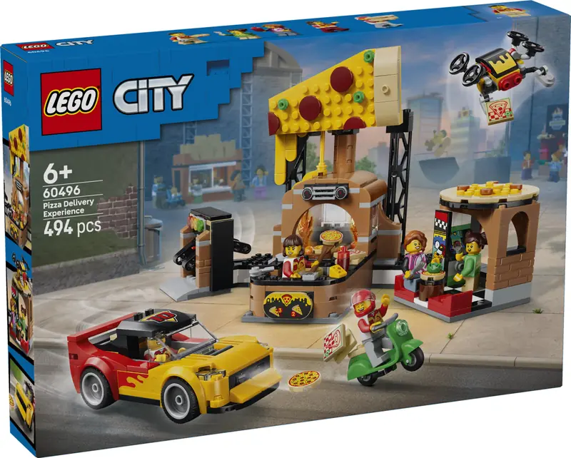 LEGO 60496 Dostawa pizzy z pojazdami zdjęcie 2