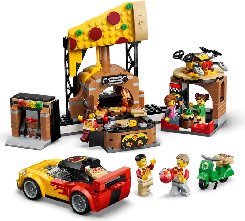 LEGO 60496 Dostawa pizzy z pojazdami zdjęcie 9