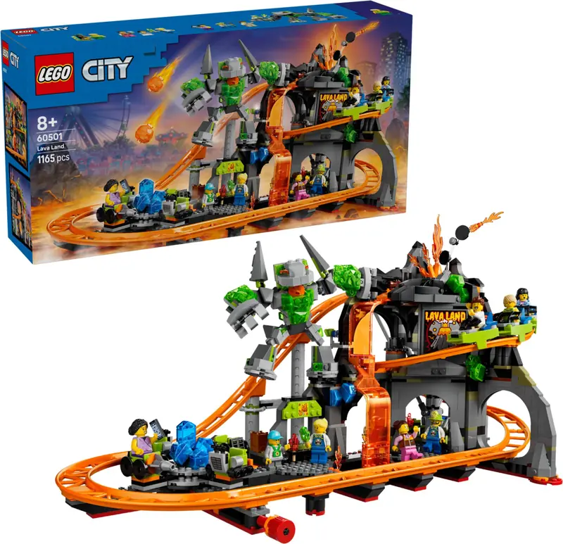 LEGO 60501 Park rollercoasterów Lava Land zdjęcie 3