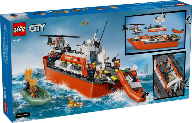 LEGO 60504 Łódź ratunkowa i helikopter straży przybrzeżnej zdjęcie 6