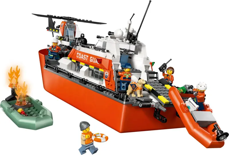LEGO 60504 Łódź ratunkowa i helikopter straży przybrzeżnej zdjęcie 4