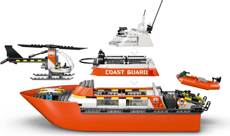 LEGO 60504 Łódź ratunkowa i helikopter straży przybrzeżnej zdjęcie 5