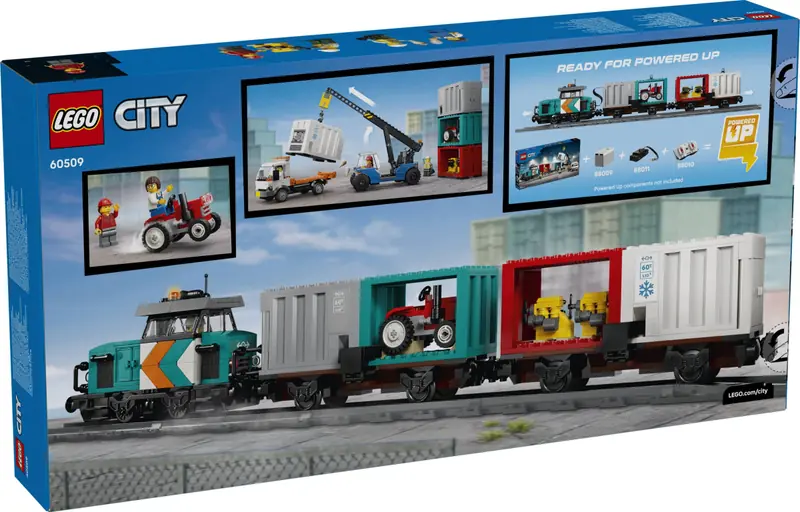 LEGO 60509 Portowy pociąg towarowy, dźwig i ciężarówka zdjęcie 7