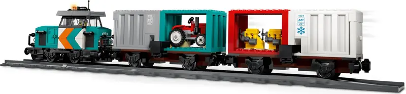 LEGO 60509 Portowy pociąg towarowy, dźwig i ciężarówka zdjęcie 9