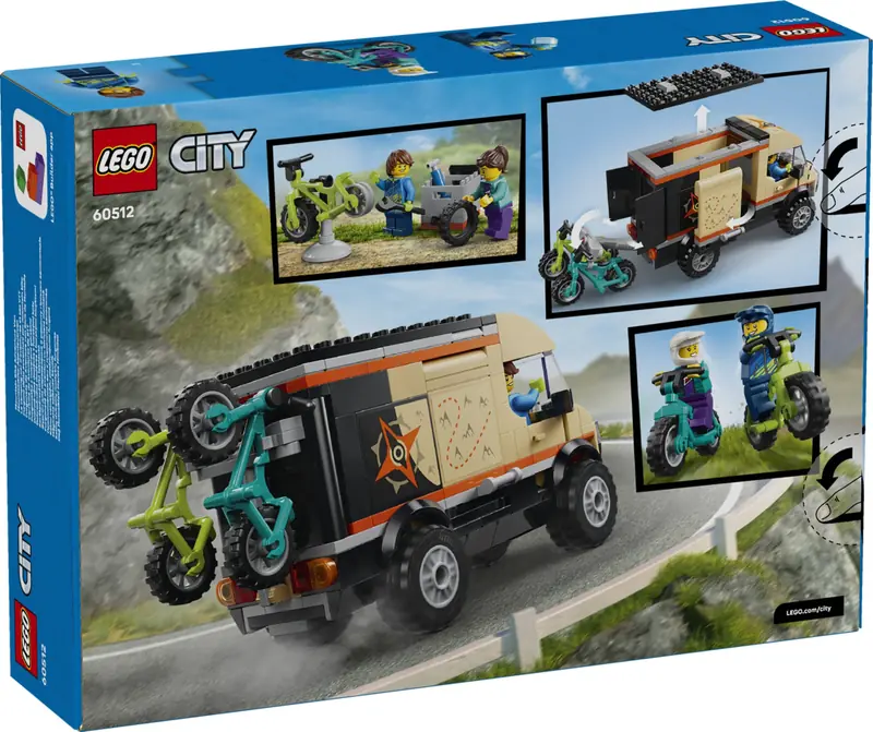 LEGO 60512 Furgonetka z rowerami górskimi zdjęcie 6