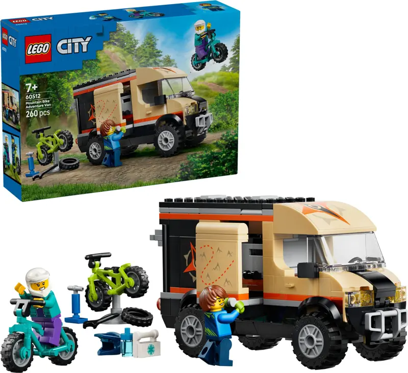 LEGO 60512 Furgonetka z rowerami górskimi zdjęcie 3