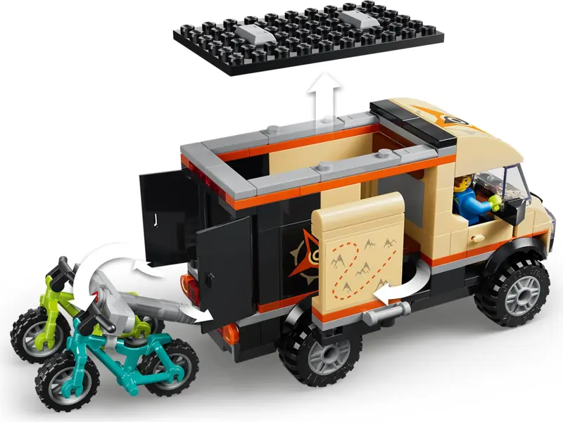 LEGO 60512 Furgonetka z rowerami górskimi zdjęcie 5