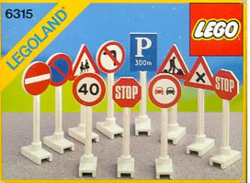 LEGO 6315 Road Signs