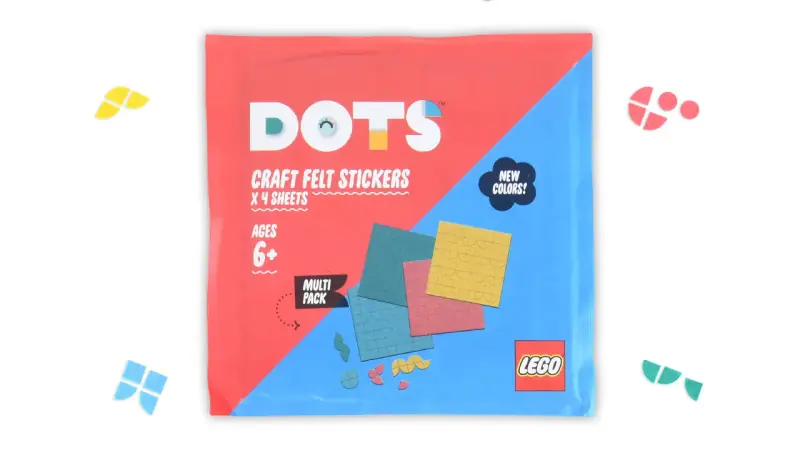 LEGO 6418411 Crafty Felt Stickers x 4 Sheets