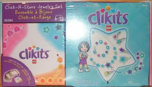 LEGO 65364 Jewels-n-Clips Click-N-Store Jewelry Set Co-Pack