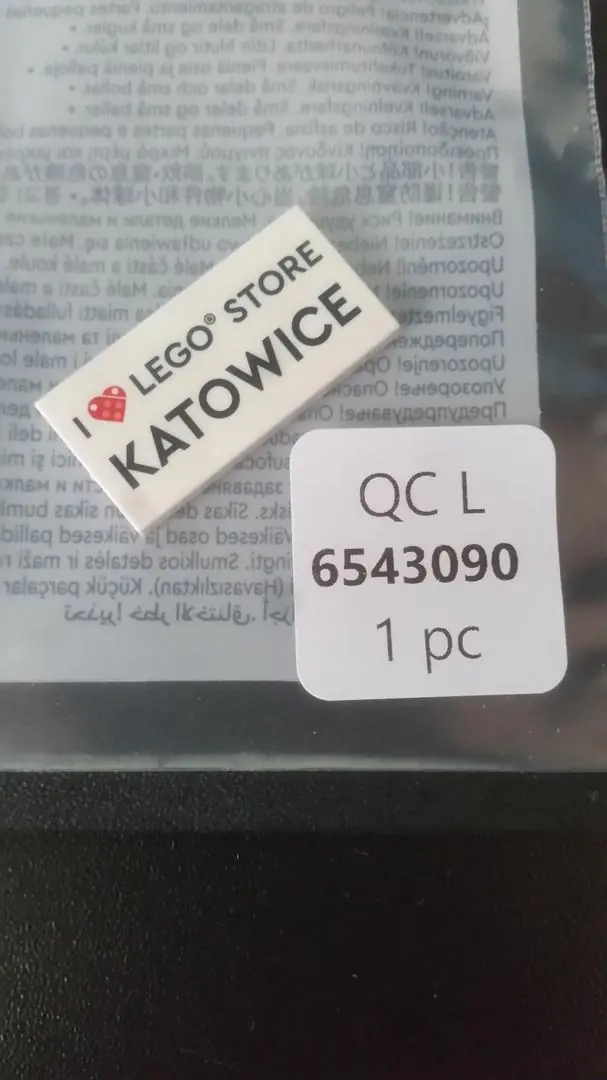 LEGO 6543090 I [Heart] LEGO Store Katowice Tile