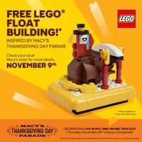 LEGO 6559432 Macy's Thanksgiving Float
