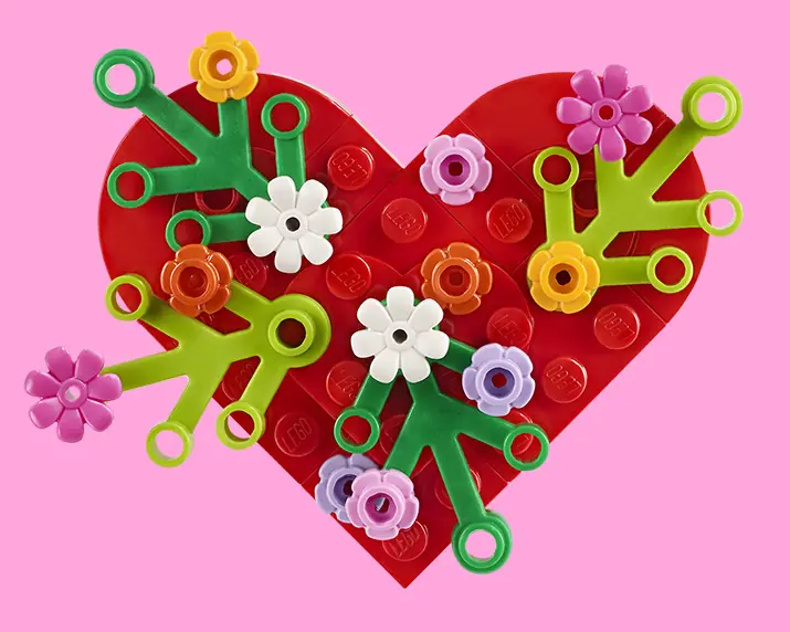 LEGO 6562116 Kwiatowa ozdoba w kształcie serca