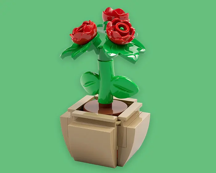 LEGO 6565180 Róże w doniczce