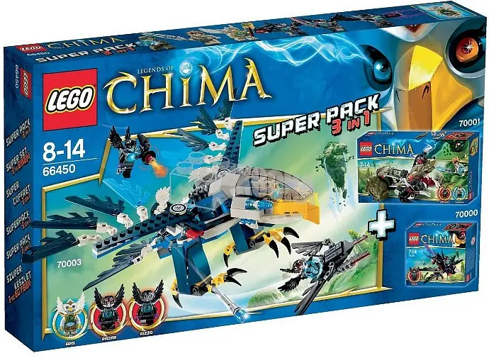 LEGO 66450 LEGO Legends of Chima Superpakiet 3 w 1