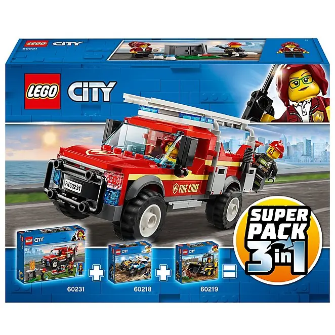 LEGO 66614 LEGO City Superpakiet 3 w 1: Pojazdy