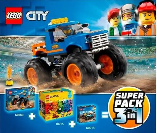 LEGO 66615 City / Classic Super Pack 3 in 1