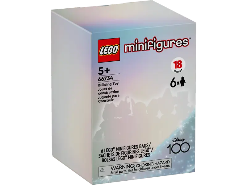 LEGO 66734 Minifigurki Disney 100 — sześciopak