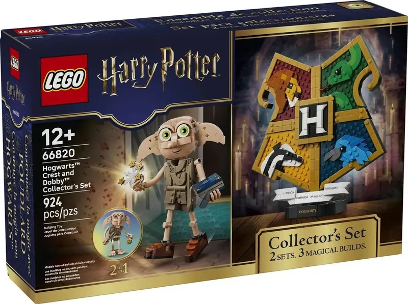 LEGO 66820 Hogwarts Crest and Dobby Collector's Set