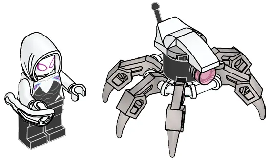 LEGO 682405 Ghost-Spider and Spider Robot