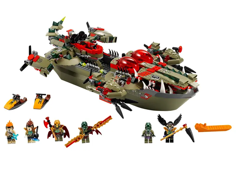 LEGO 70006 Krokodyla łódź Craggera