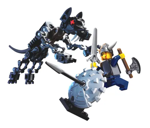 LEGO 7015 Wojowniczy Wiking: starcie z wilkiem Fen