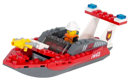 LEGO 7043 Łódź strażacka
