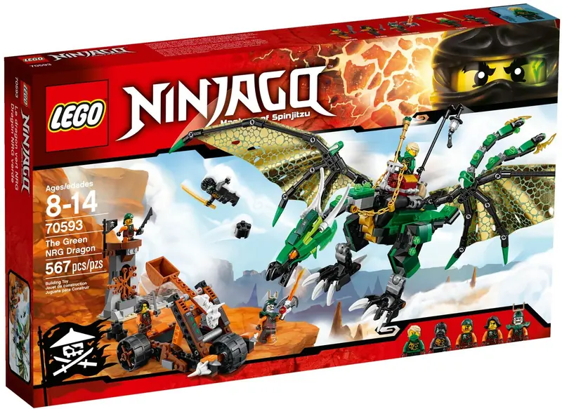 LEGO 70593 Zielony smok NRG zdjęcie 2