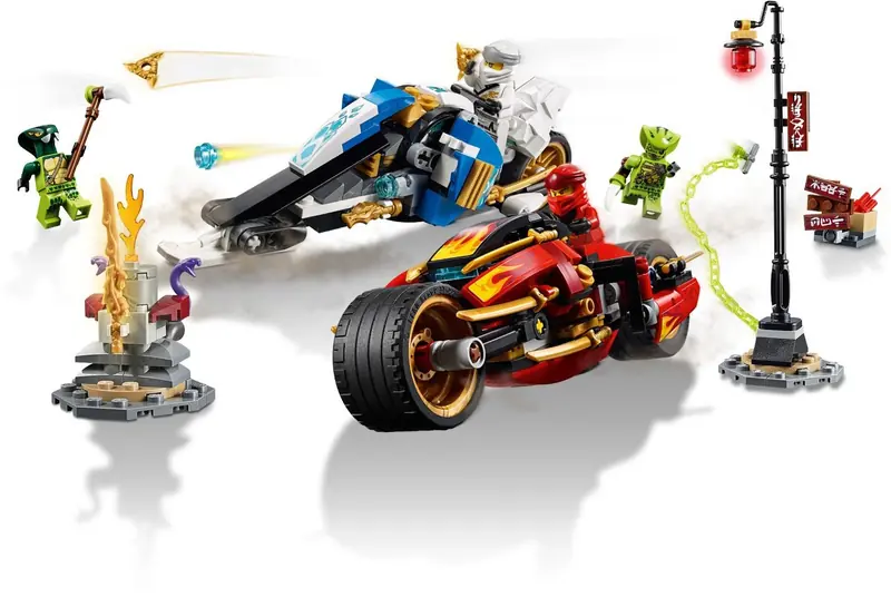 LEGO 70667 Motocykl Kaia i skuter Zane'a zdjęcie 3