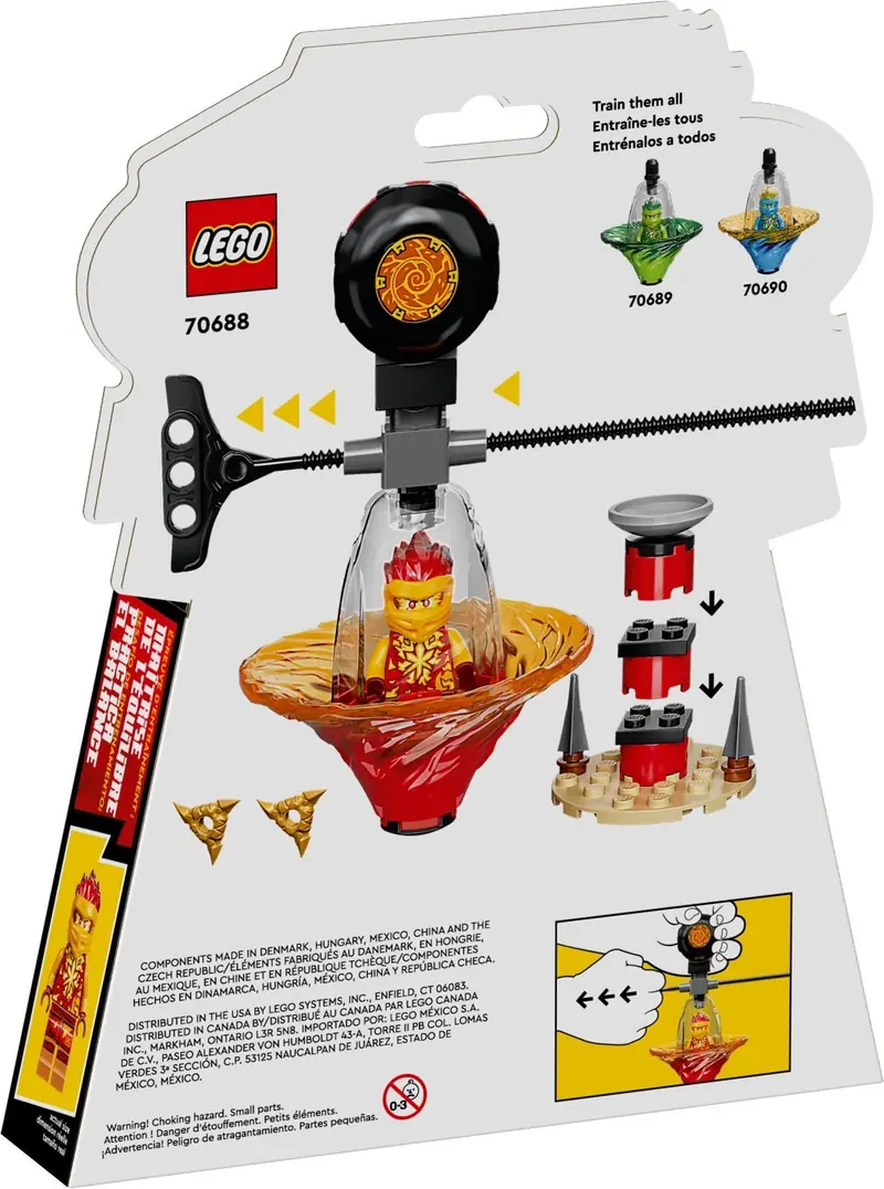 LEGO 70688 Szkolenie wojownika Spinjitzu Kaia zdjęcie 6
