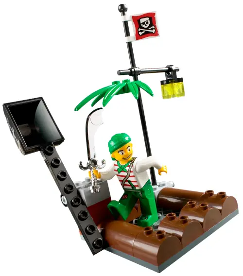 LEGO 7070 Tratwa z katapultą