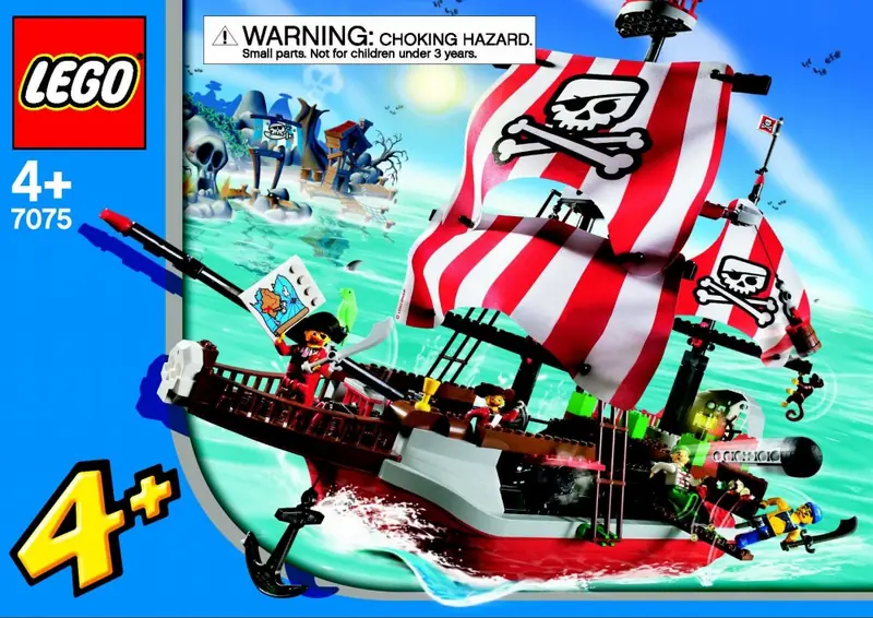 LEGO 7075 Captain Redbeard's Pirate Ship - Limited Edition with Motor