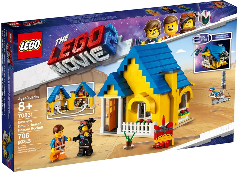 LEGO 70831 Dom Emmeta/Rakieta ratunkowa zdjęcie 2