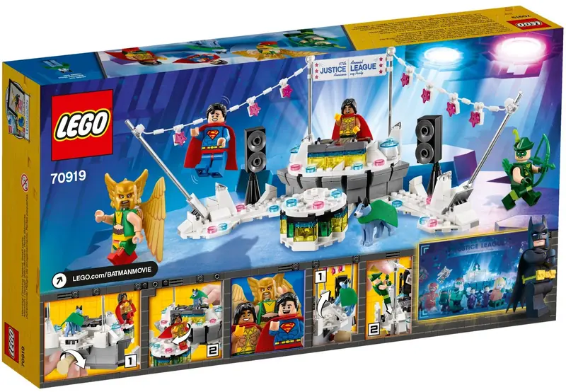 LEGO 70919 Impreza jubileuszowa Ligi Sprawiedliwości zdjęcie 3