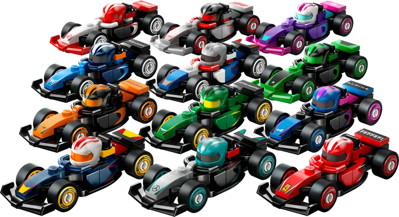 LEGO 71049 F1 Collectible Race Car - Complete - All Sets