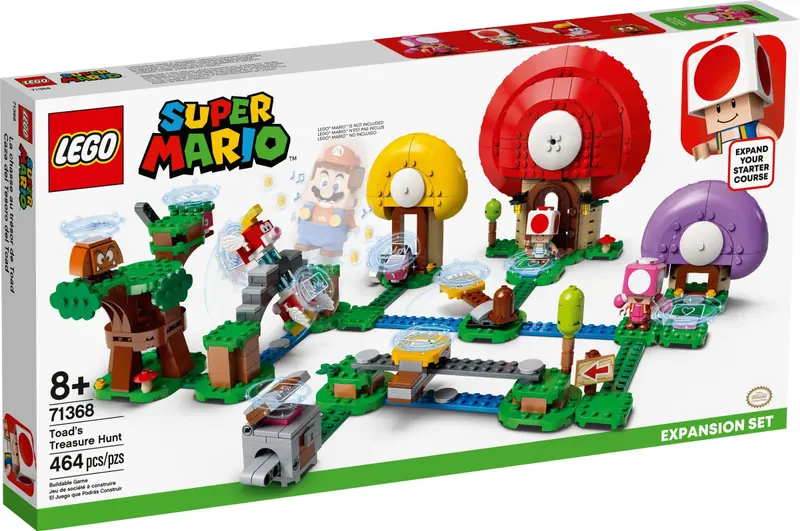 LEGO 71368 Toad szuka skarbu - zestaw rozszerzający zdjęcie 2