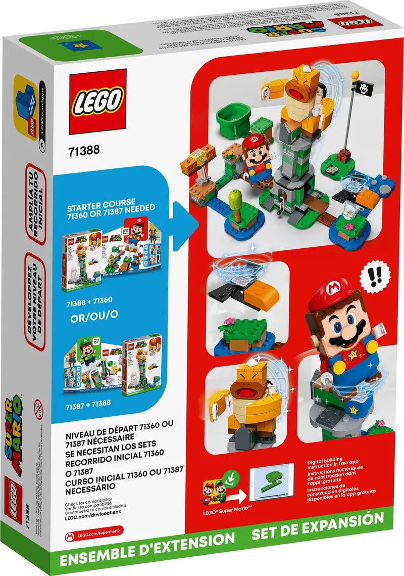 LEGO 71388 Boss Sumo Bro i przewracana wieża - zes. dodatkowy zdjęcie 2