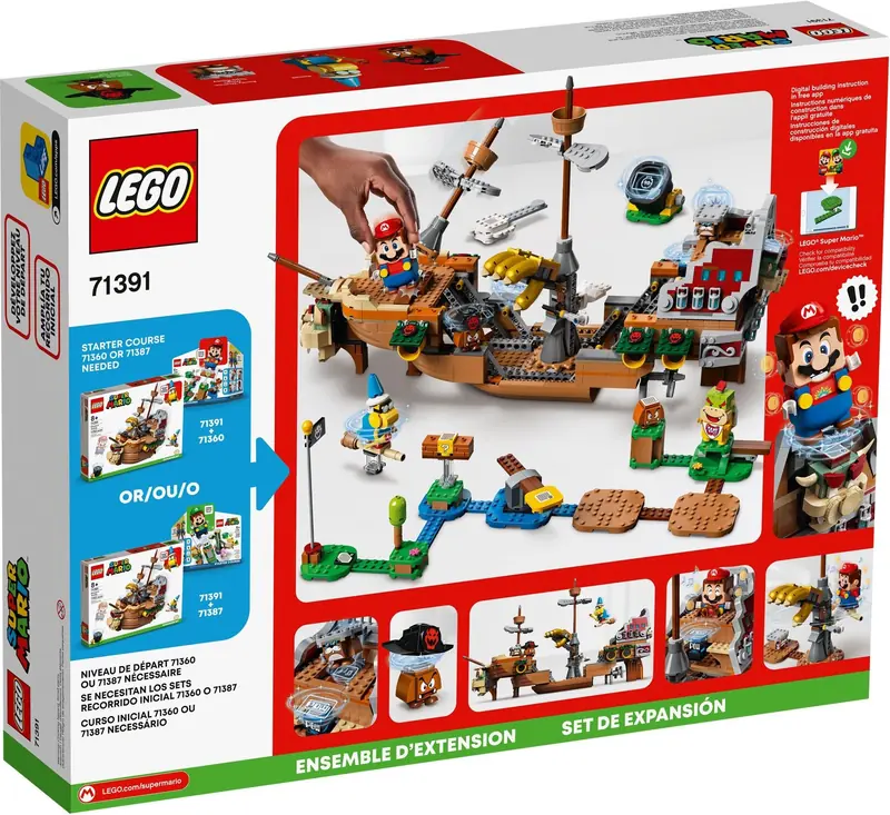 LEGO 71391 Sterowiec Bowsera - zestaw dodatkowy zdjęcie 3