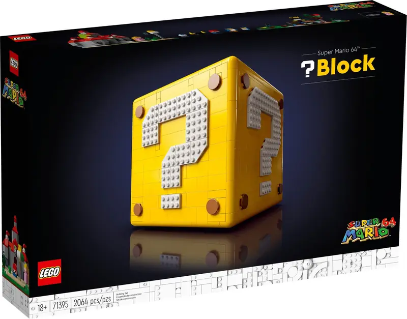 LEGO 71395 Blok z pytajnikiem Super Mario 64 zdjęcie 2