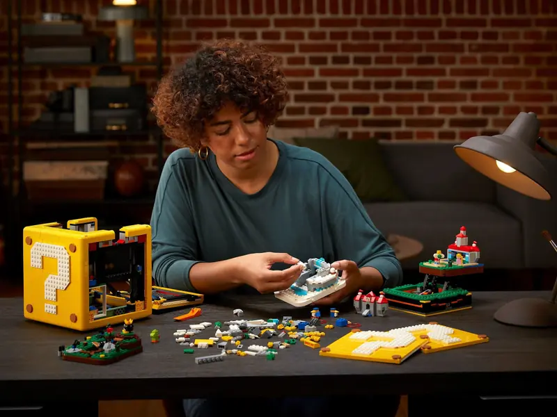 LEGO 71395 Blok z pytajnikiem Super Mario 64 zdjęcie 18
