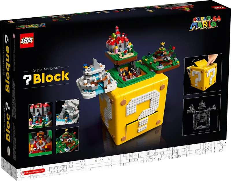 LEGO 71395 Blok z pytajnikiem Super Mario 64 zdjęcie 6