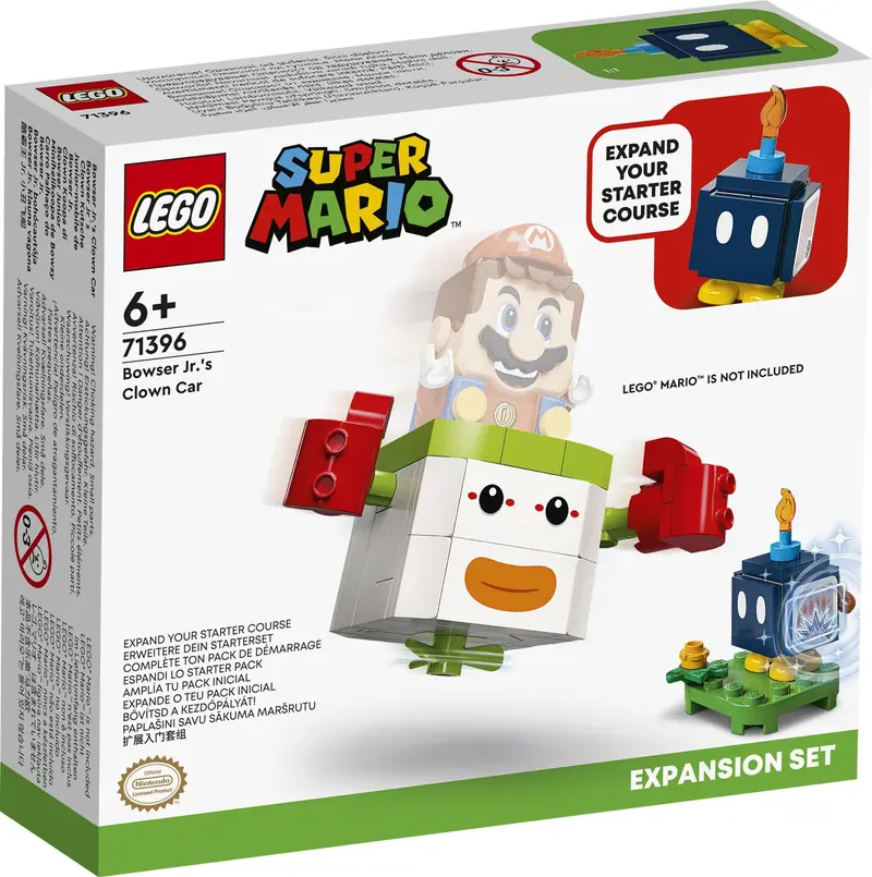 LEGO 71396 Zestaw rozszerzający Samochód klauna Bowsera Jr. zdjęcie 3