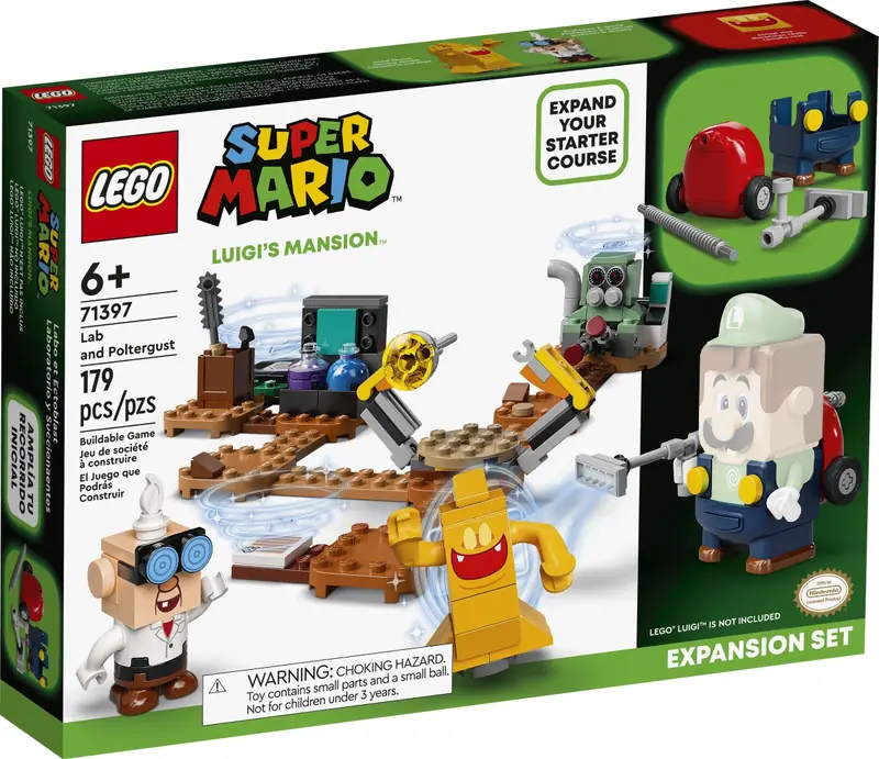 LEGO 71397 Zestaw rozszerzający Laboratorium w rezydencji Luigiego i Poltergust zdjęcie 3